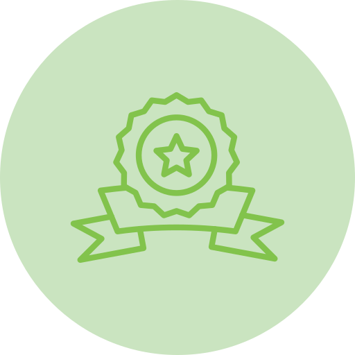 Quality badge Generic color fill icon