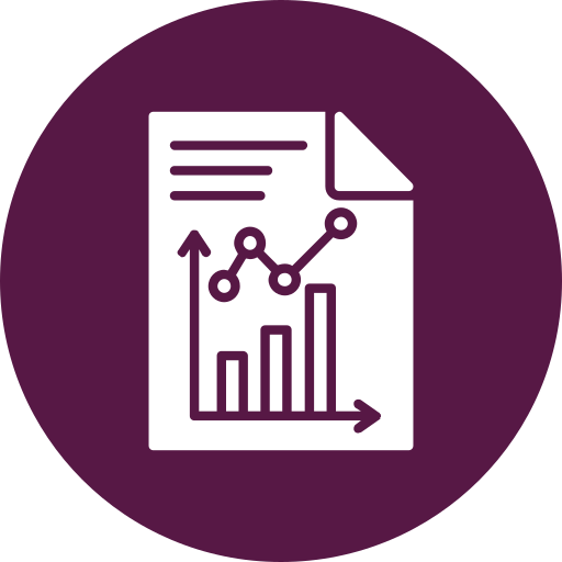 Bar chart Generic color fill icon