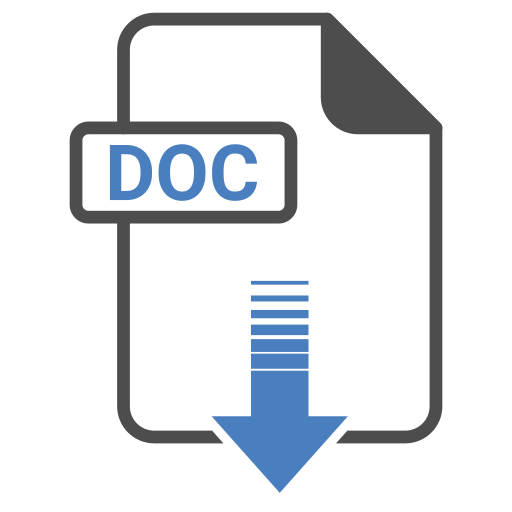 Doc format Generic color fill icon