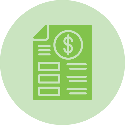 Invoice Generic color fill icon