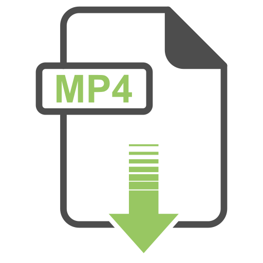 Mp4 format Generic color fill icon