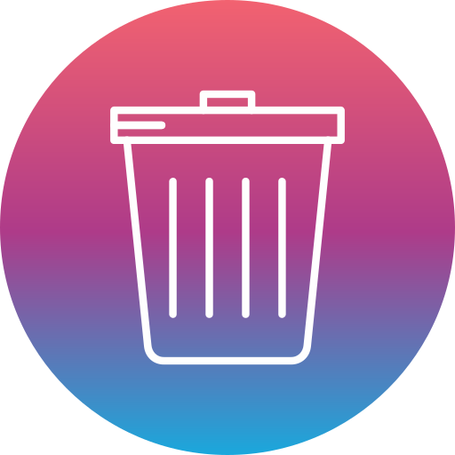 Trash Generic gradient fill icon