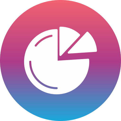 Pie chart Generic gradient fill icon