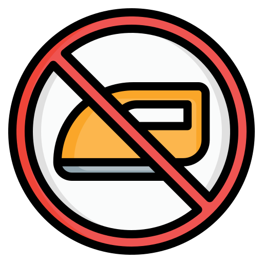 Do not iron Generic color lineal-color icon