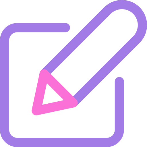 Edit Generic color outline icon