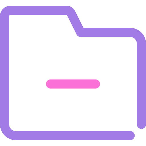 Delete folder Generic color outline icon