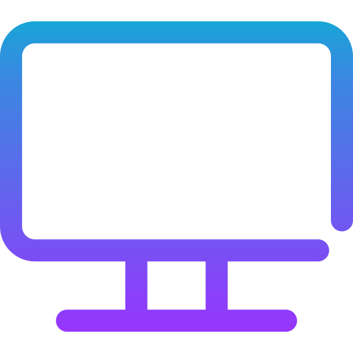 Monitor Generic gradient outline icon