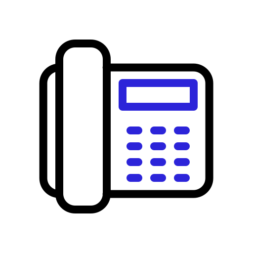 telefono Generic color outline icona