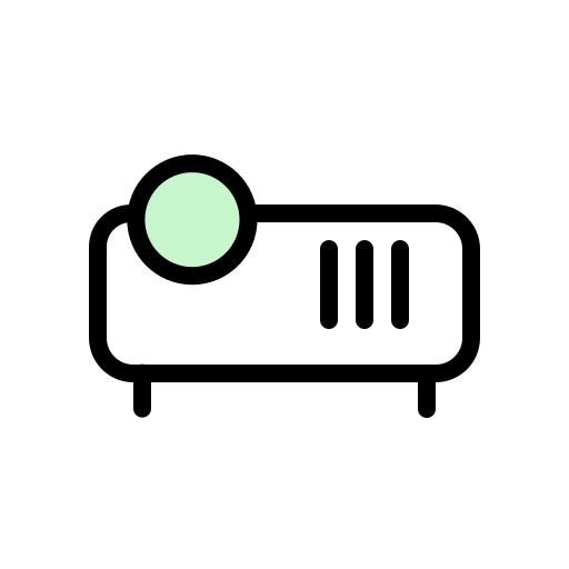 projektor Generic color lineal-color ikona
