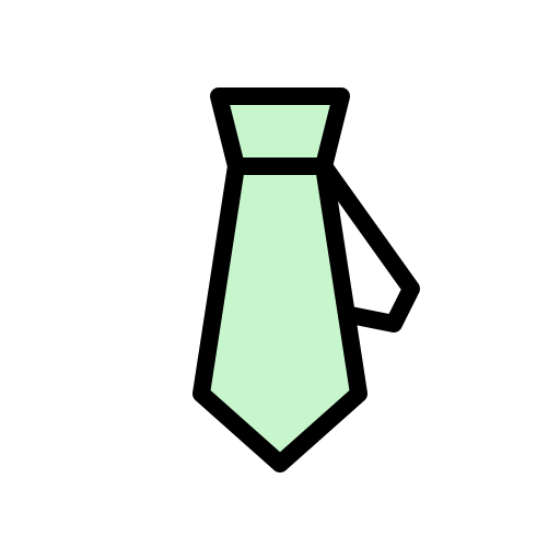 stropdas Generic color lineal-color icoon