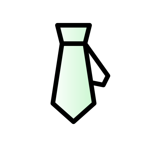 cravatta Generic gradient lineal-color icona