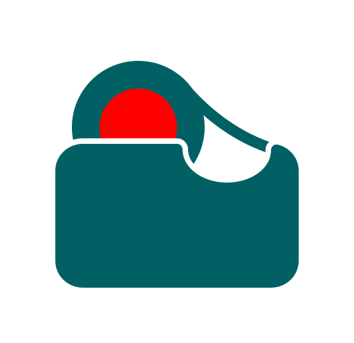 klebeband Generic color fill icon