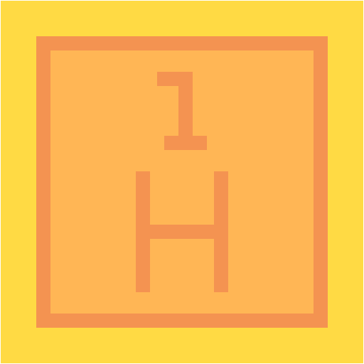 Hydrogen Generic color fill icon