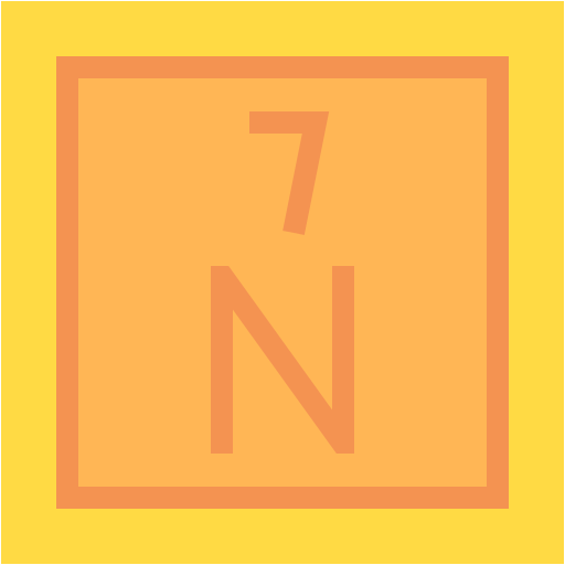 Nitrogen Generic color fill icon