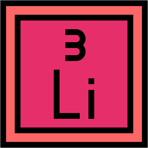 リチウム Generic color lineal-color icon