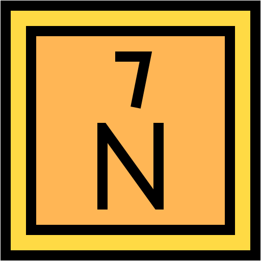 질소 Generic color lineal-color icon