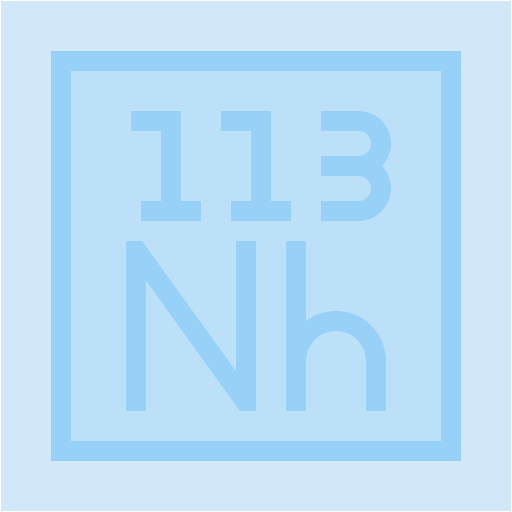 nihonium Generic color fill Icône
