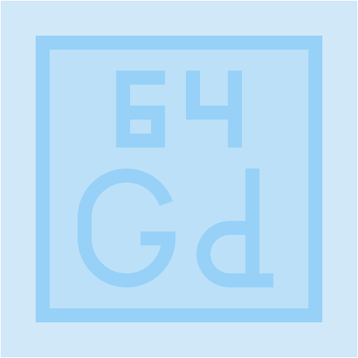 Gadolinium Generic color fill icon