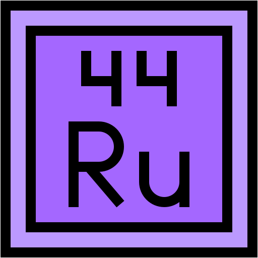 ruthénium Generic color lineal-color Icône