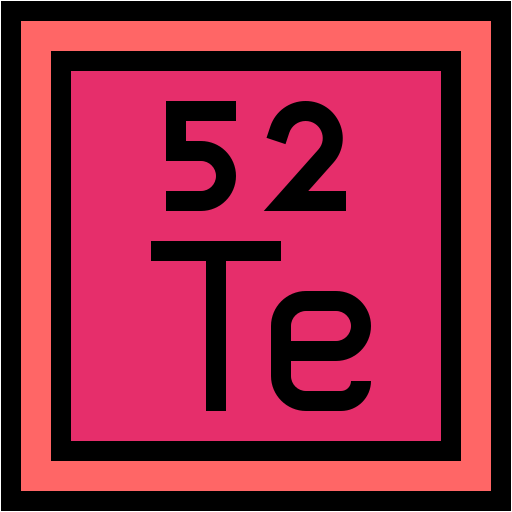 tellurium Generic color lineal-color icoon
