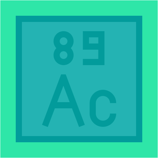 Actinium Generic color fill icon