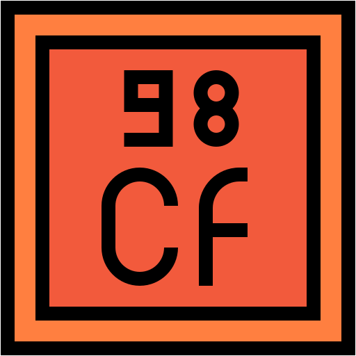 カリホルニウム Generic color lineal-color icon