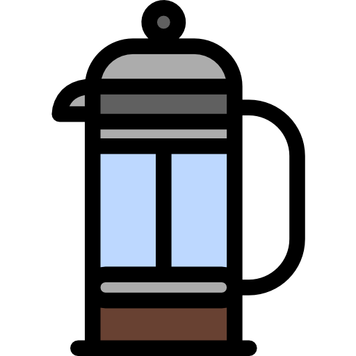 French press Octopocto Lineal Color icon
