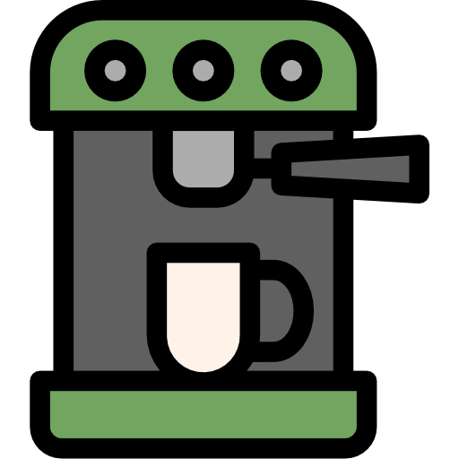 Coffee machine Octopocto Lineal Color icon