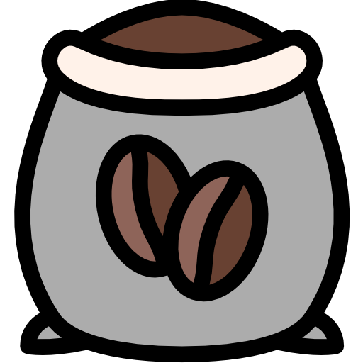 kaffeebohne Octopocto Lineal Color icon