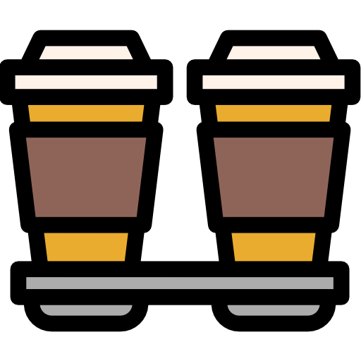 Coffee cup Octopocto Lineal Color icon