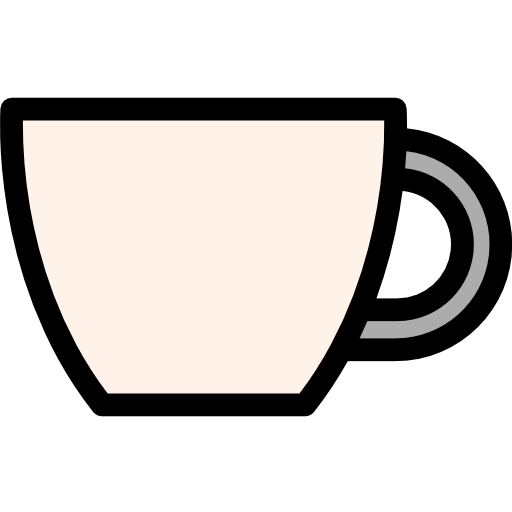 xícara de café Octopocto Lineal Color Ícone