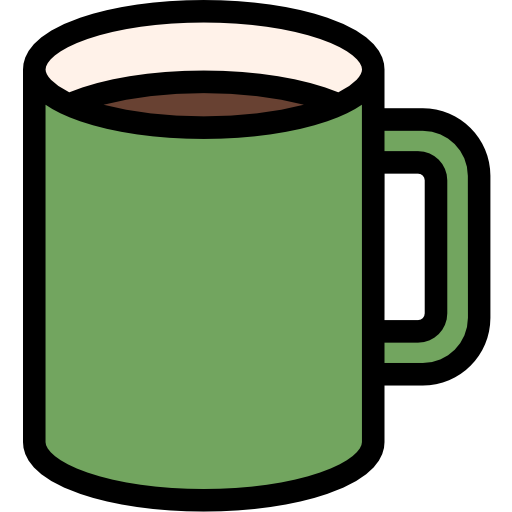 filiżanka kawy Octopocto Lineal Color ikona