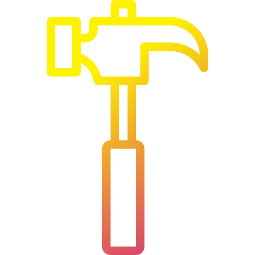 Hammer Payungkead Gradient icon