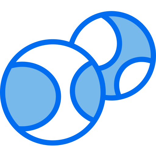 tennis ball Payungkead Blue icon