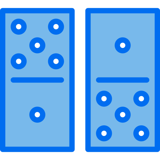 domino Payungkead Blue Icône