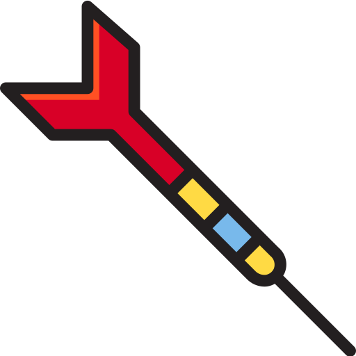Darts Payungkead Lineal Color icon