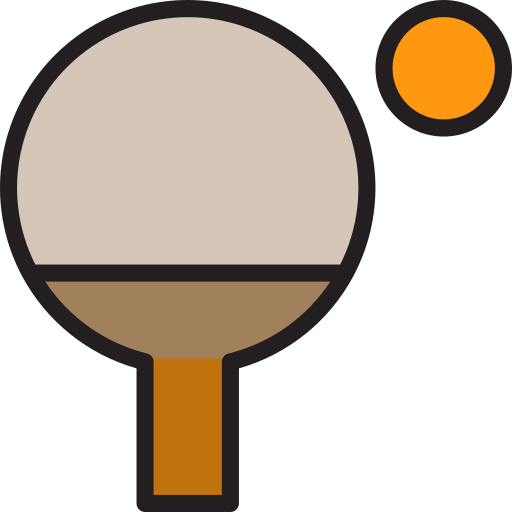 Table tennis Payungkead Lineal Color icon