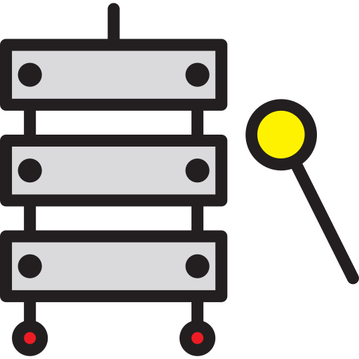 Xylophone Payungkead Lineal Color icon