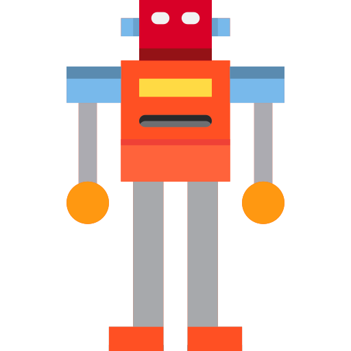 robot Payungkead Flat icona