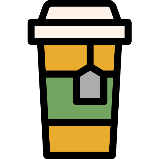 Tea cup Octopocto Lineal Color icon