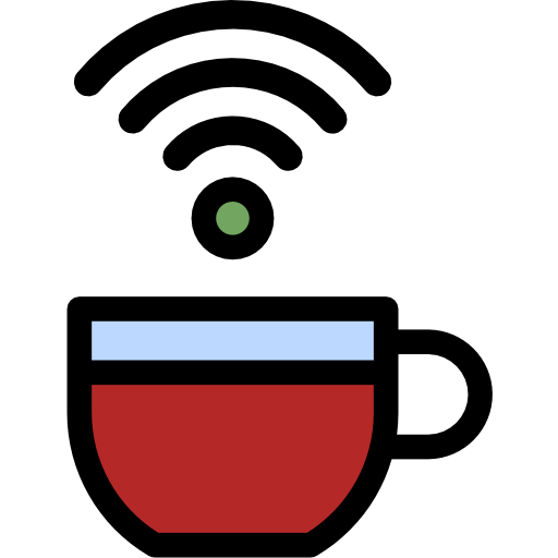 taza de café Octopocto Lineal Color icono