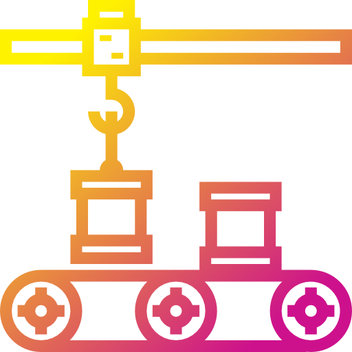 Conveyor Payungkead Gradient icon