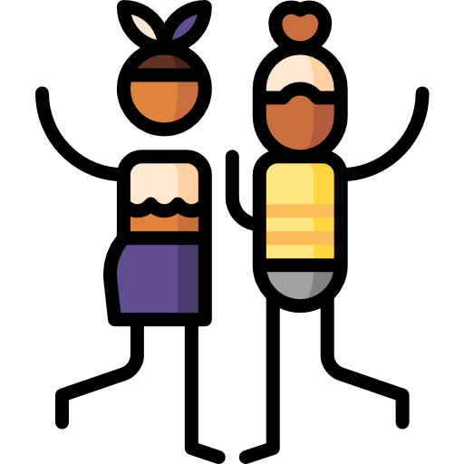 tanzen Puppet Characters Lineal Color icon