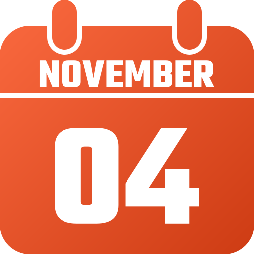 November 4 Generic gradient fill icon