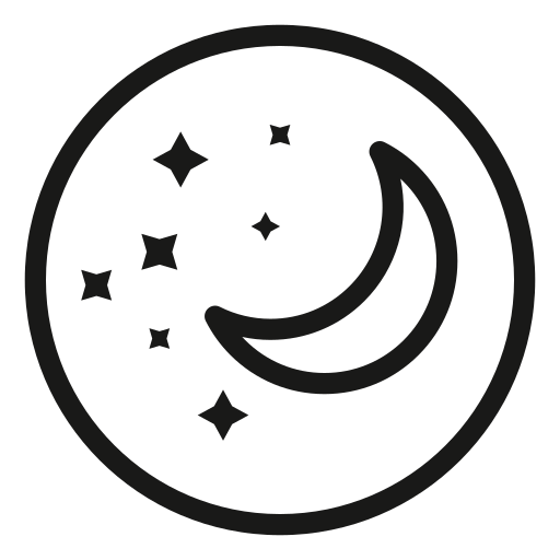 夜 Generic outline icon