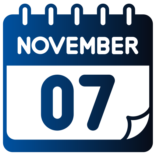 noviembre Generic gradient fill icono