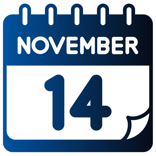 November Generic gradient fill icon