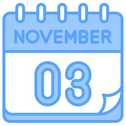 november Generic color lineal-color icon