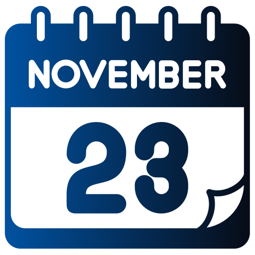 November Generic gradient fill icon