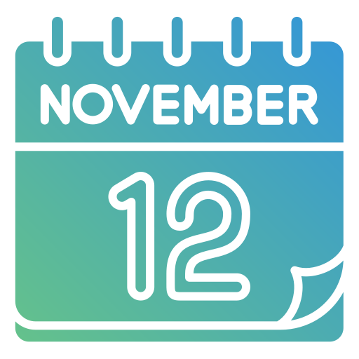 november Generic gradient fill icon